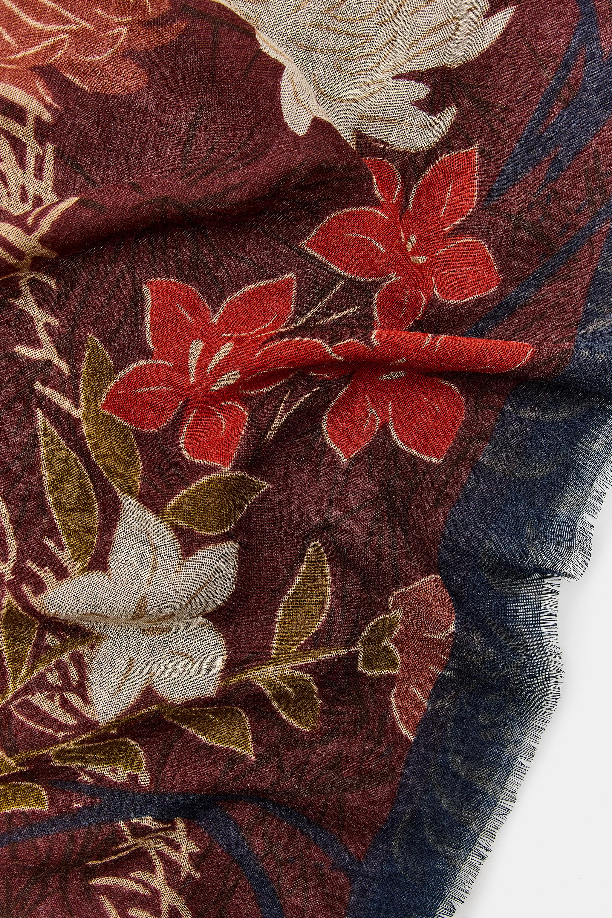 FOULARD À IMPRIMÉ FLEURS